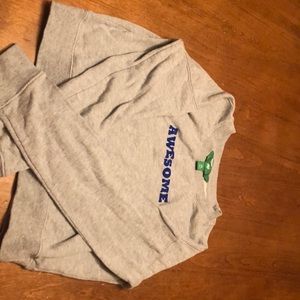 Cropped teens sweater